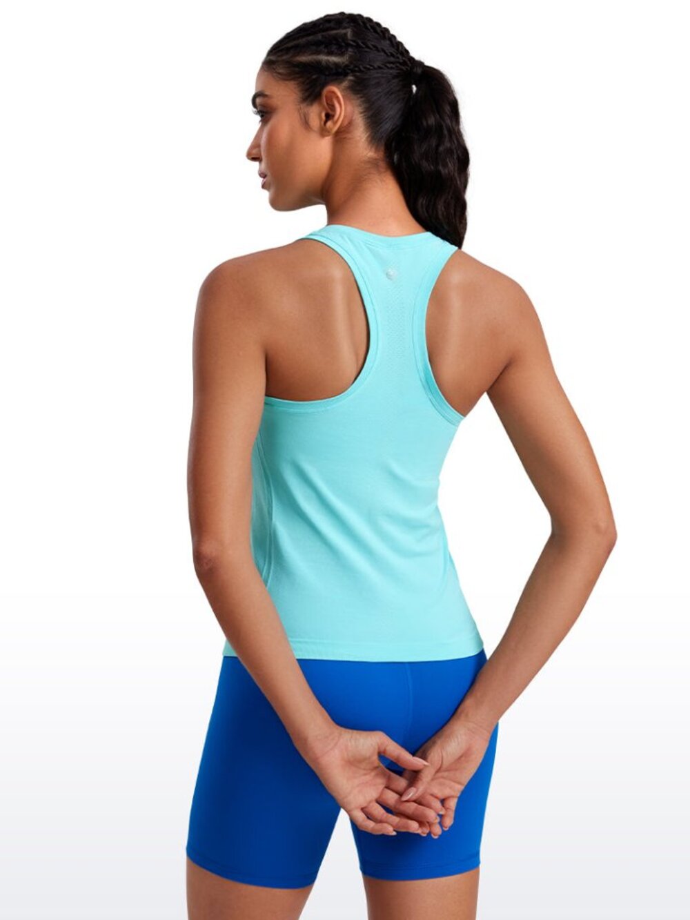 Seamless Crewneck Racerback Tank - Picture 2 of 5